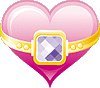 Gif animé coeur bague